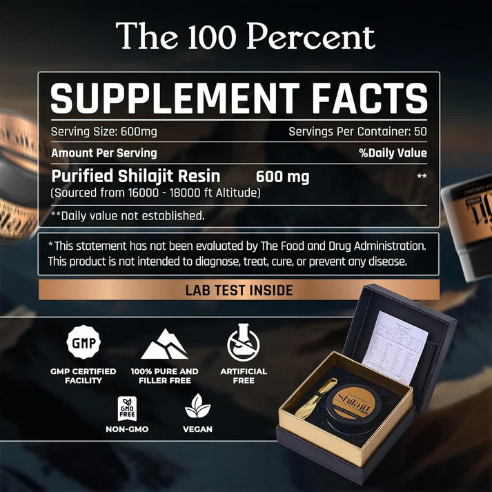 100% Pure Himalayan Shilajit