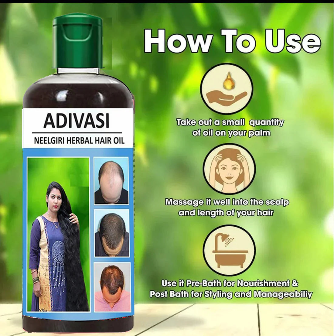 Adivasi Hair Oil / زيت الشعر الأديباسي
